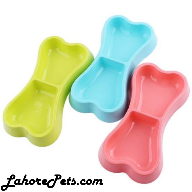Cute Bone Shape Feeding Bowl