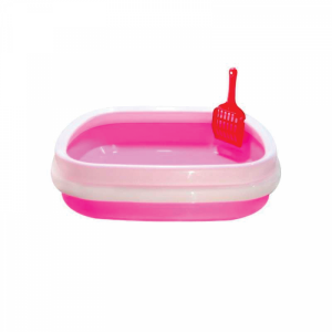PawComfort Cat Litter Tray With Scoop For Kittens