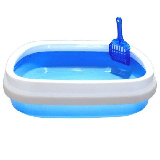 PawComfort Cat Litter Tray With Scoop For Kittens