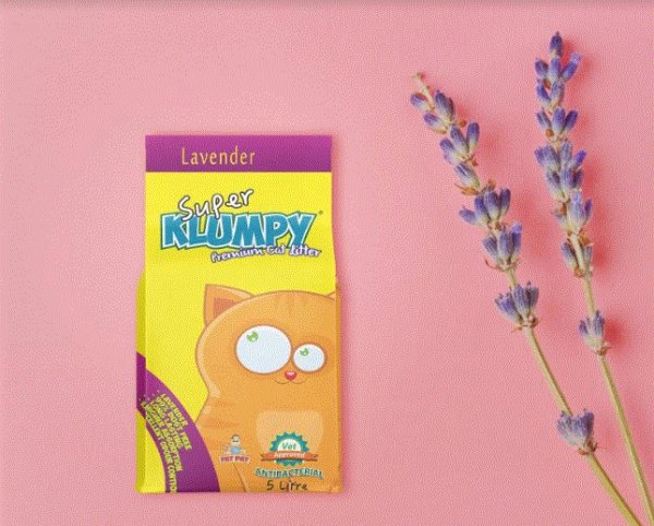 klumpy Lavender Super Klumpy Cat Litter – Levender Scent