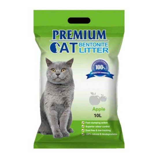 Premium Bentonite Cat Litter – Apple Scent