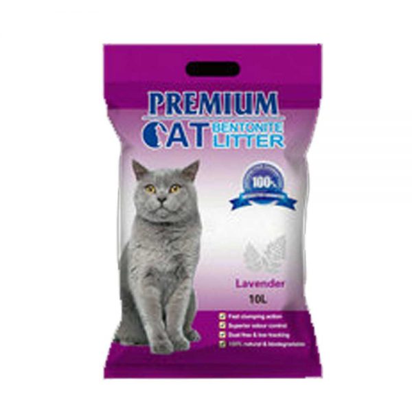 Premium Bentonite Cat Litter – Levender Scent