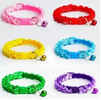 Cat Collar - With Bell - Adjustable Buckle Collar For Cat Puppy