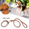 Soft Leather Pet Dog Leash