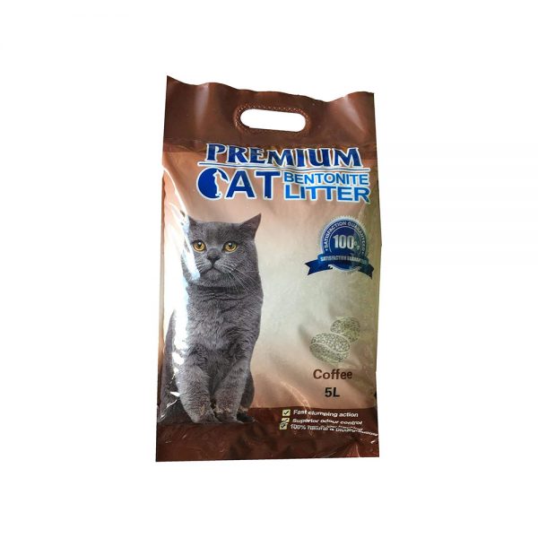 Premium Bentonite Cat Litter – Coffee Scent