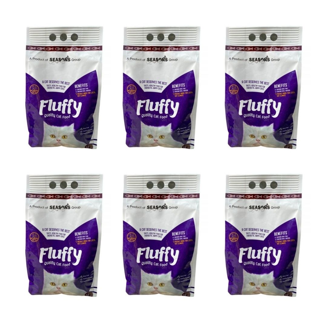 Bundle: Fluffy Cat Food – 1.2 KG x 6