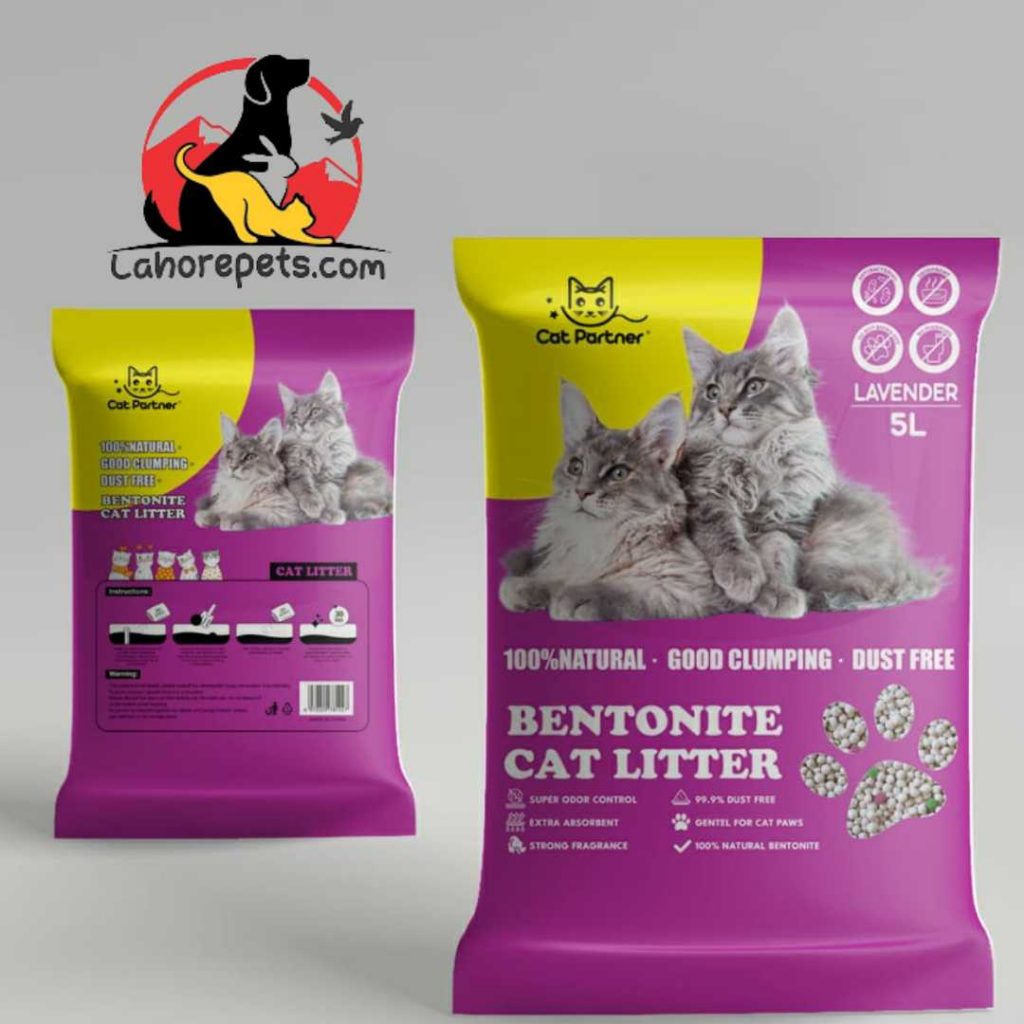 Cat Partner Bentonite Dust Free Clumping Cat Litter – Lavender - Lahore